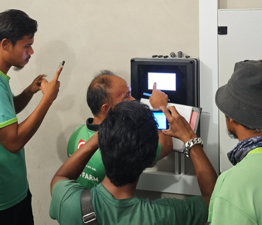 Egg counter operation