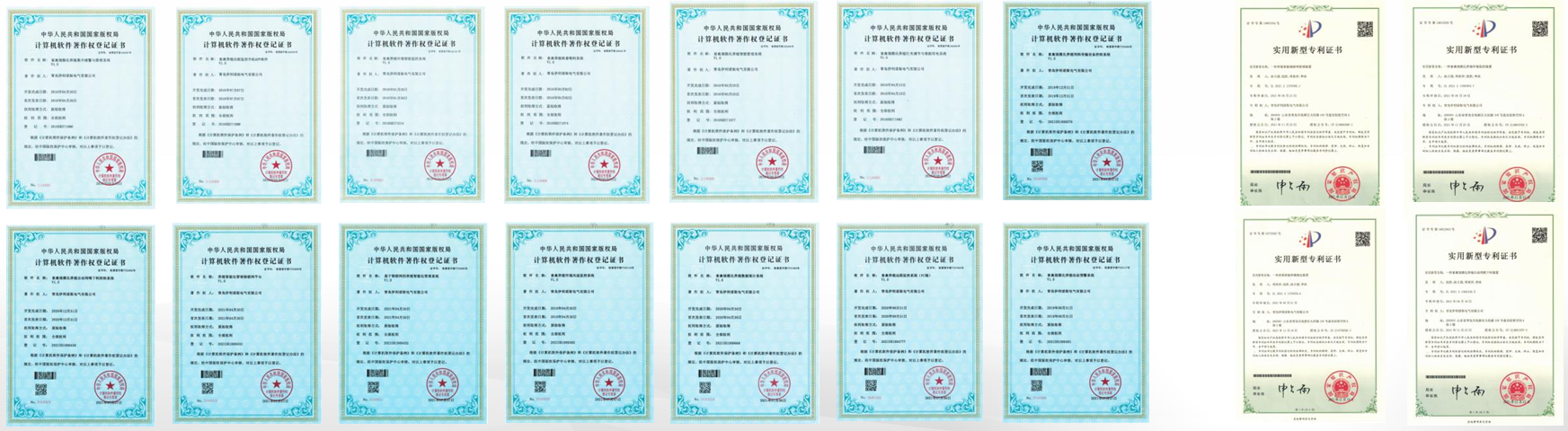Certificates and Patents